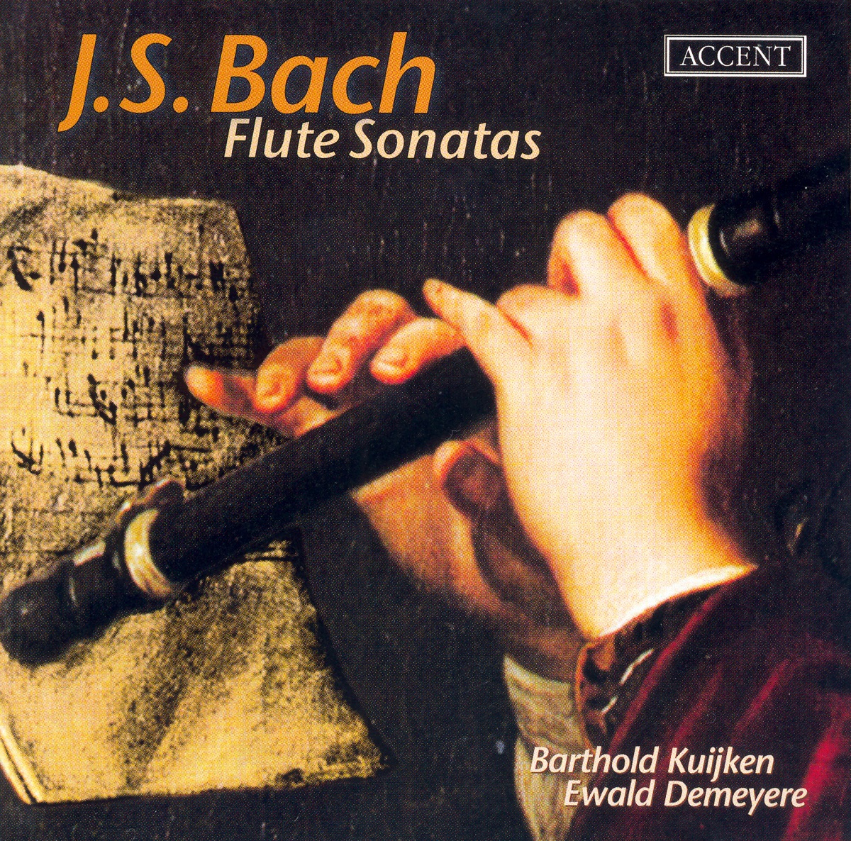 Bach, J.S.: Flute Sonatas, BWV 1030, 1032, 1033, 1034, 1035 by Barthold Kuijken & Ewald Demeyere album cover
