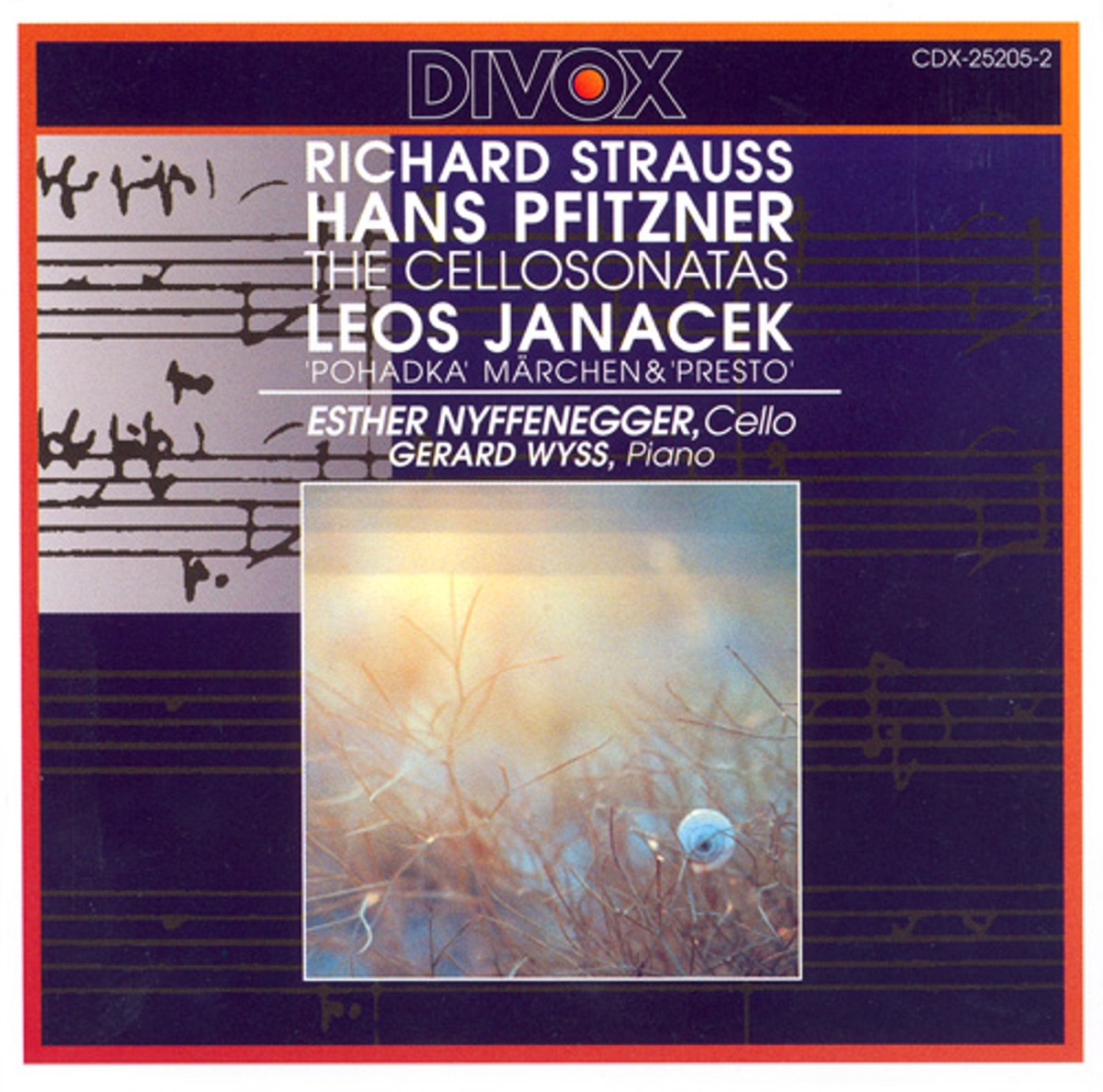 Strauss, R. - Pfitzner: Cello Sonatas - Janacek: Pohádka - Presto by Esther Nyffenegger & Gérard Wyss album cover