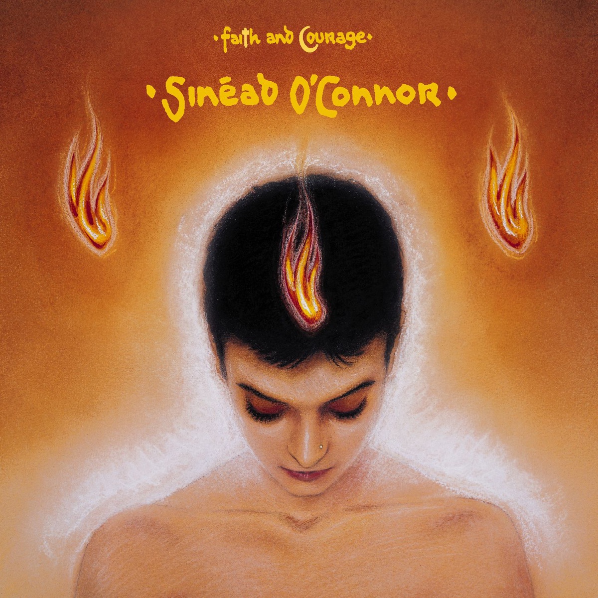 Faith and Courage by Sinéad O'Connor album cover