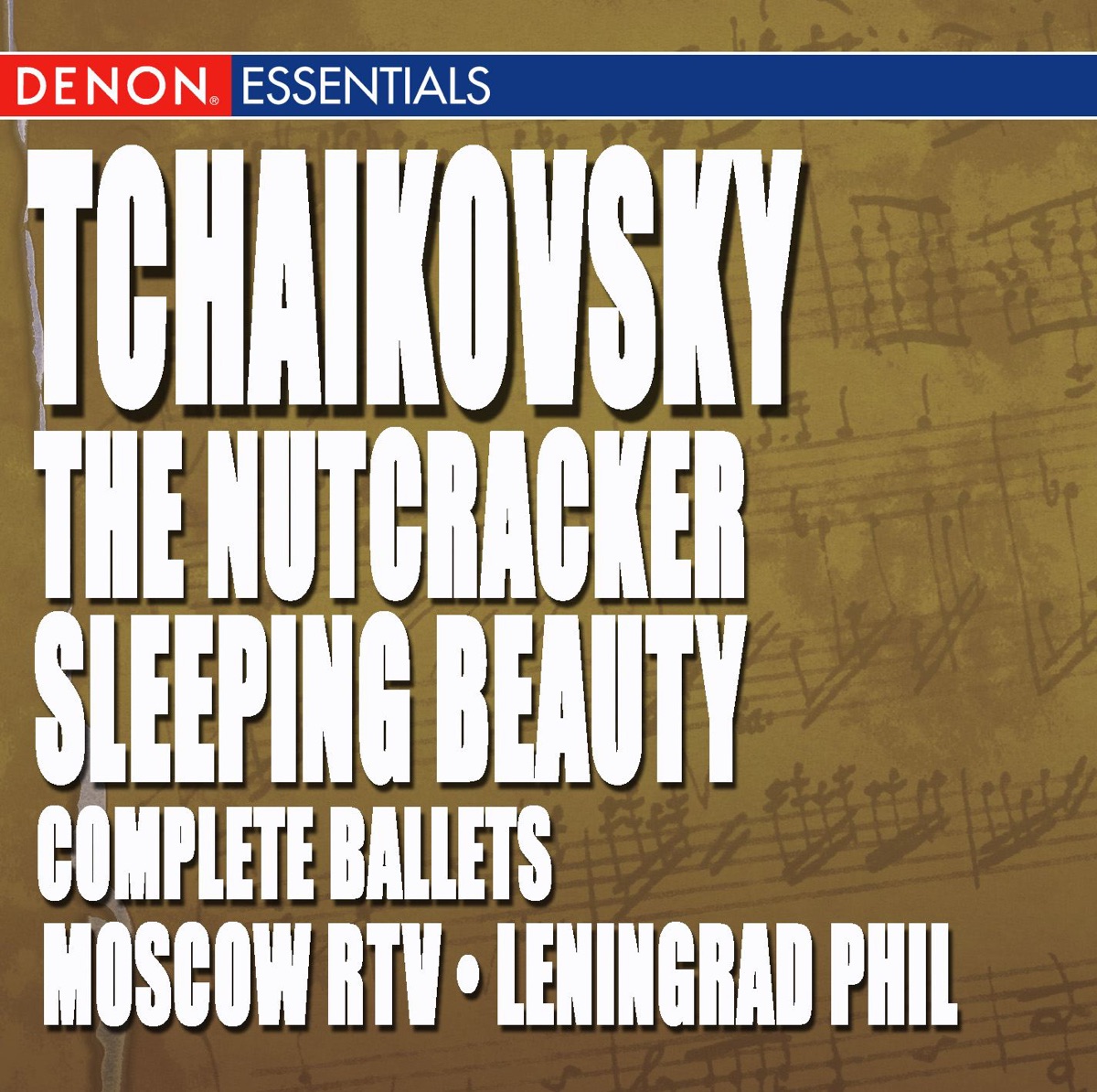 Tchaikovsky: Sleeping Beauty - Nutcracker Complete Ballets by Vladimir Fedoseyev & Moscow RTV Symphony Orchestra album cover