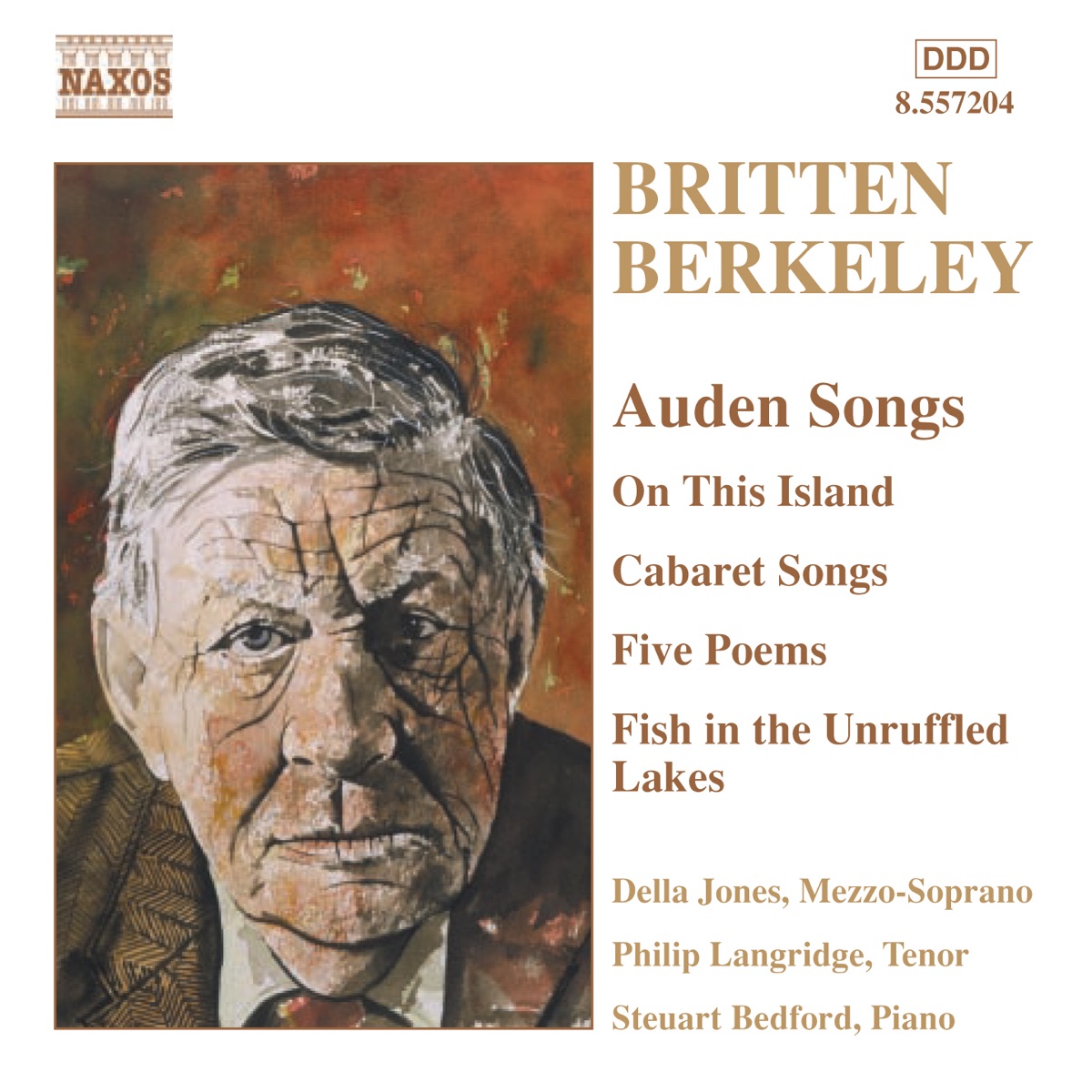Britten - Berkeley: Auden Songs by Philip Langridge, Steuart Bedford & Della Jones album cover