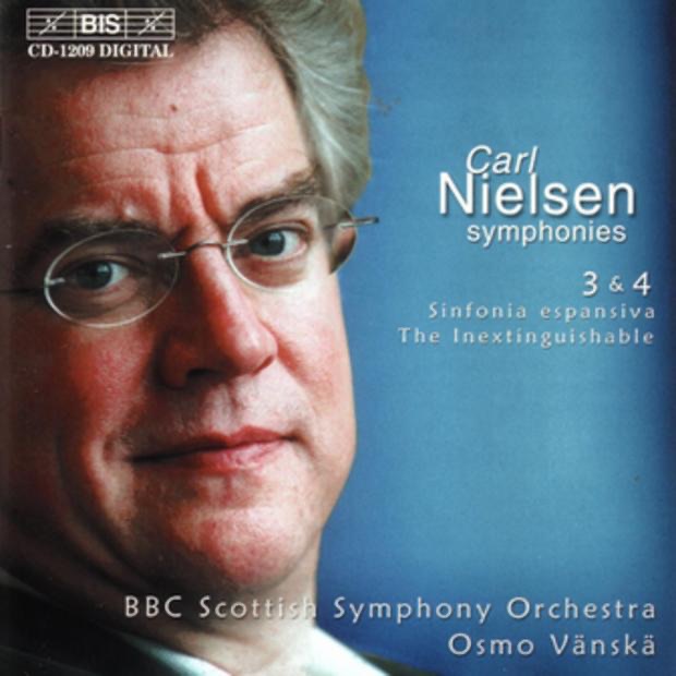 Nielsen: Symphonies Nos. 3 and 4 by Anu Komsi, BBC Scottish Symphony Orchestra & Christian Immler album cover