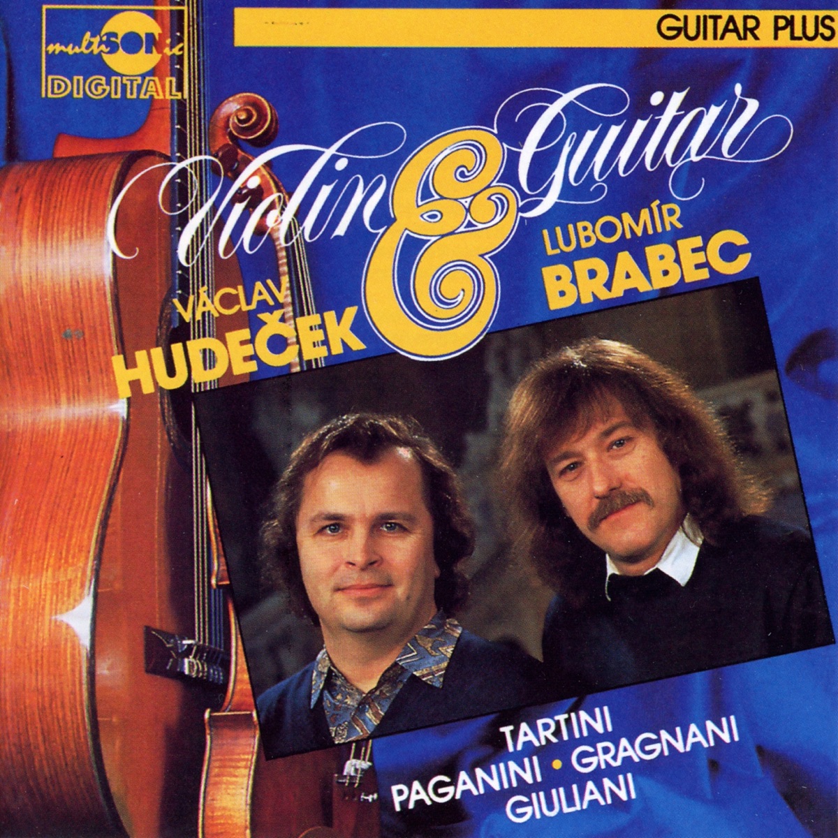 Violin and Guitar Italian Music (Guitar Plus) by Václav Hudeček & Lubomír Brabec album cover