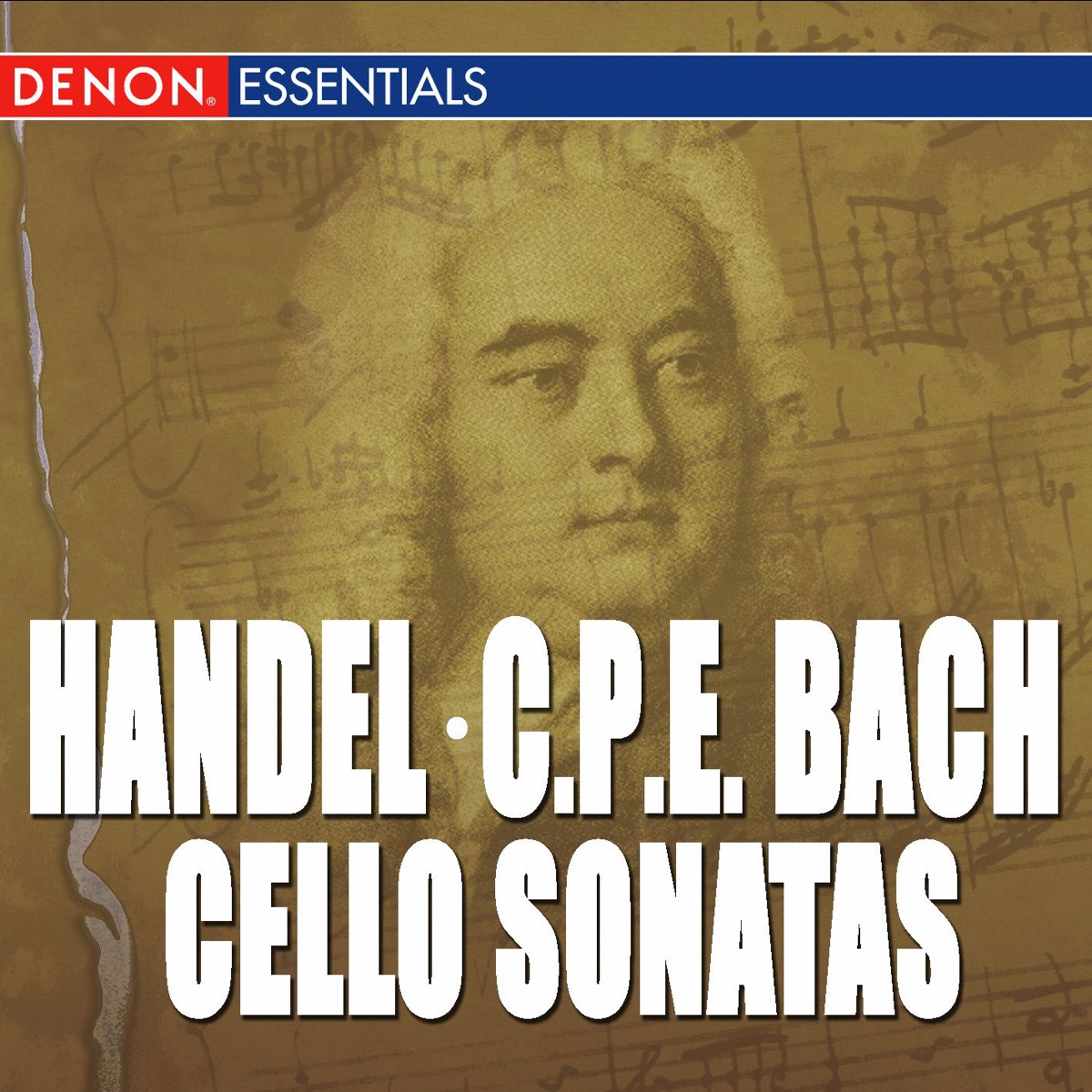 Handel: Cello Sonatas - CPE Bach: Cello Sonatas 128, 126 & 124 by František Sláma & Jorg Metzger album cover