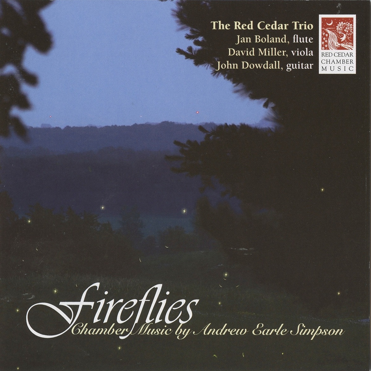 Fireflies by Jan Boland, John Dowdall & Red Cedar Trio album cover