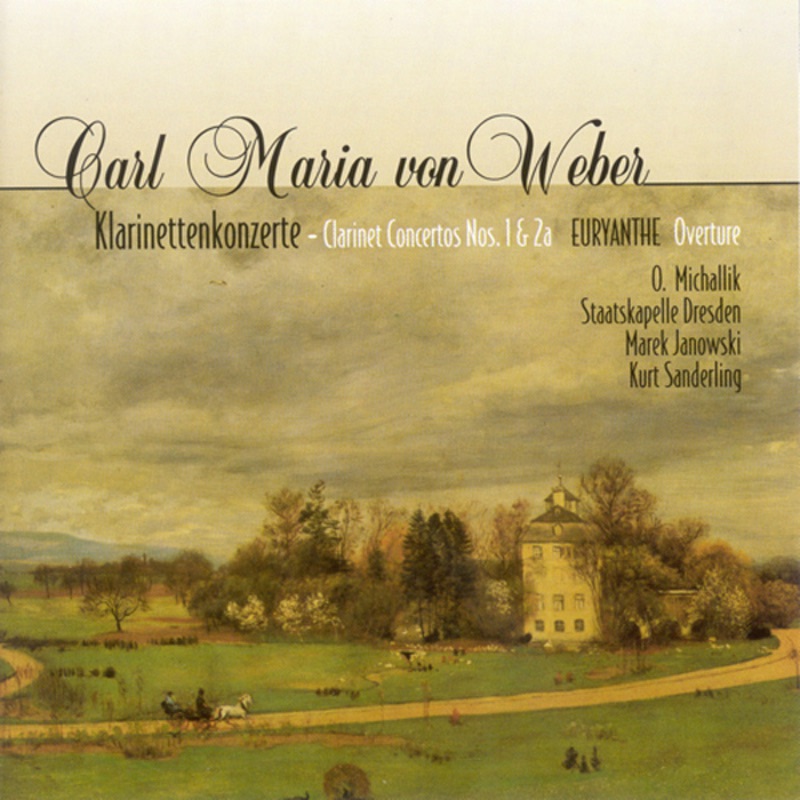 Weber: Clarinet Concertos Nos. 1 and 2 by Oskar Michallik album cover