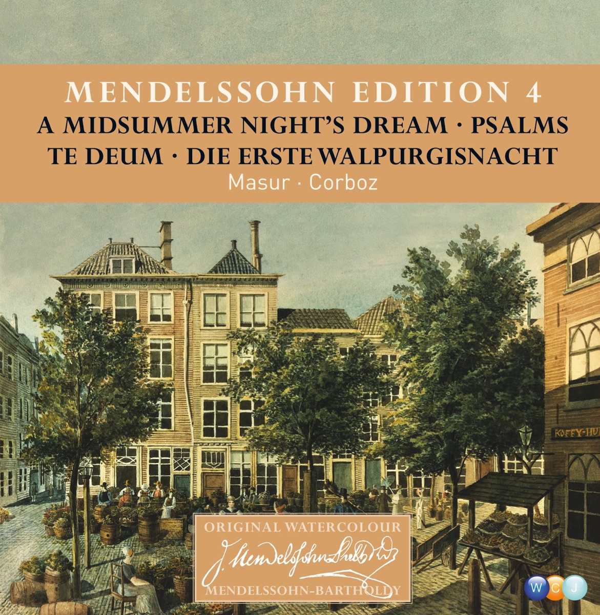 Mendelssohn Edition, Vol. 4: Choral Music by Gewandhausorchester Leipzig, Gulbenkian Choir & Kurt Masur album cover