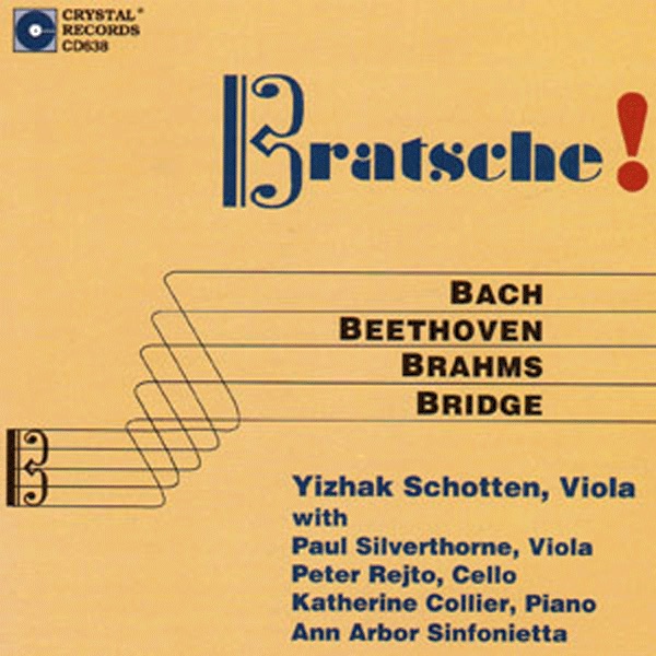 Bratsche! by Yizhak Schotten & Katherine Collier album cover