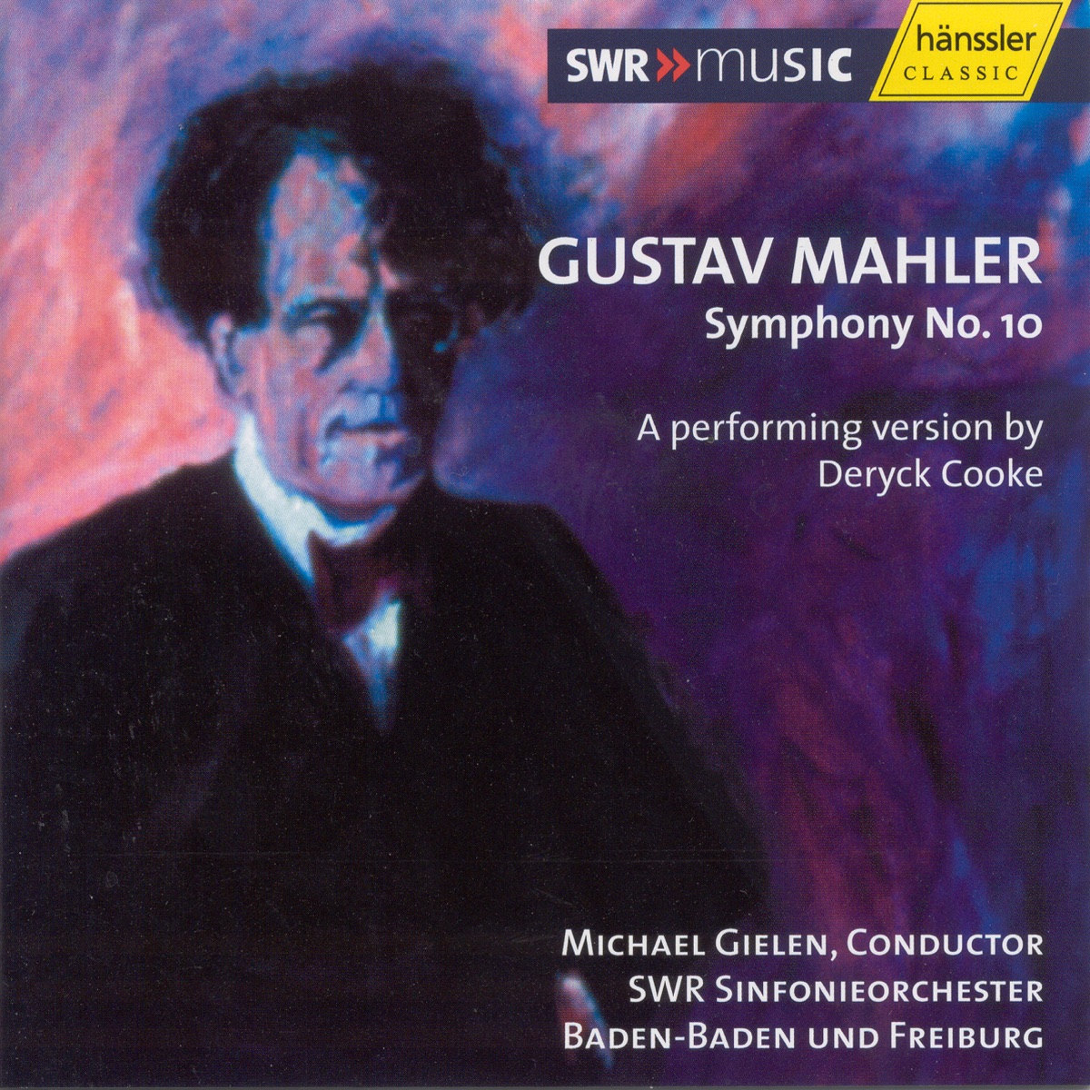 Mahler: Symphony No. 10 In F Sharp Major by South West German Radio Symphony Orchestra, Baden-Baden & Michael Gielen album cover