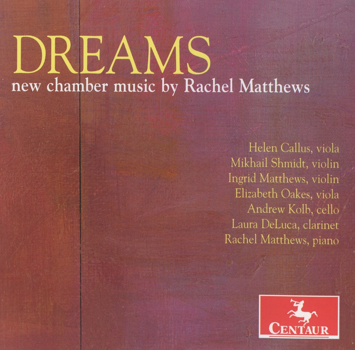 Matthews: Dreams by Helen Callus, Rachel Matthews, Mikhail Shmidt, Andrew Kolb, Ingrid Matthews, Elizabeth Oakes & Laura DeLuca album cover