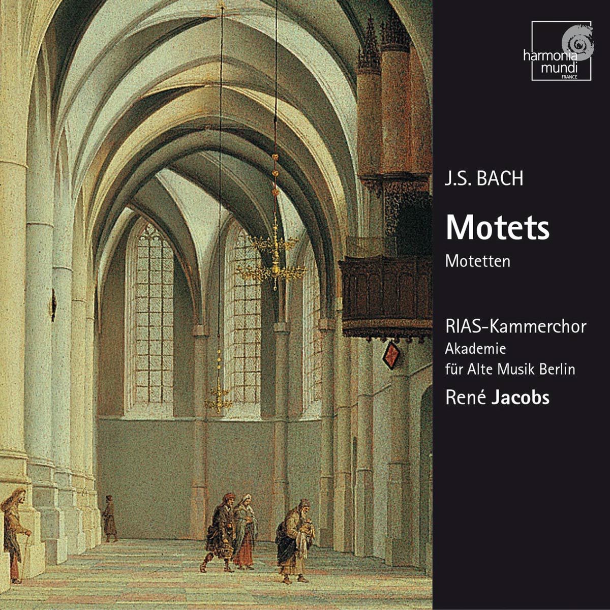 Bach: Motets by Akademie für Alte Musik Berlin, René Jacobs & RIAS Kammerchor album cover