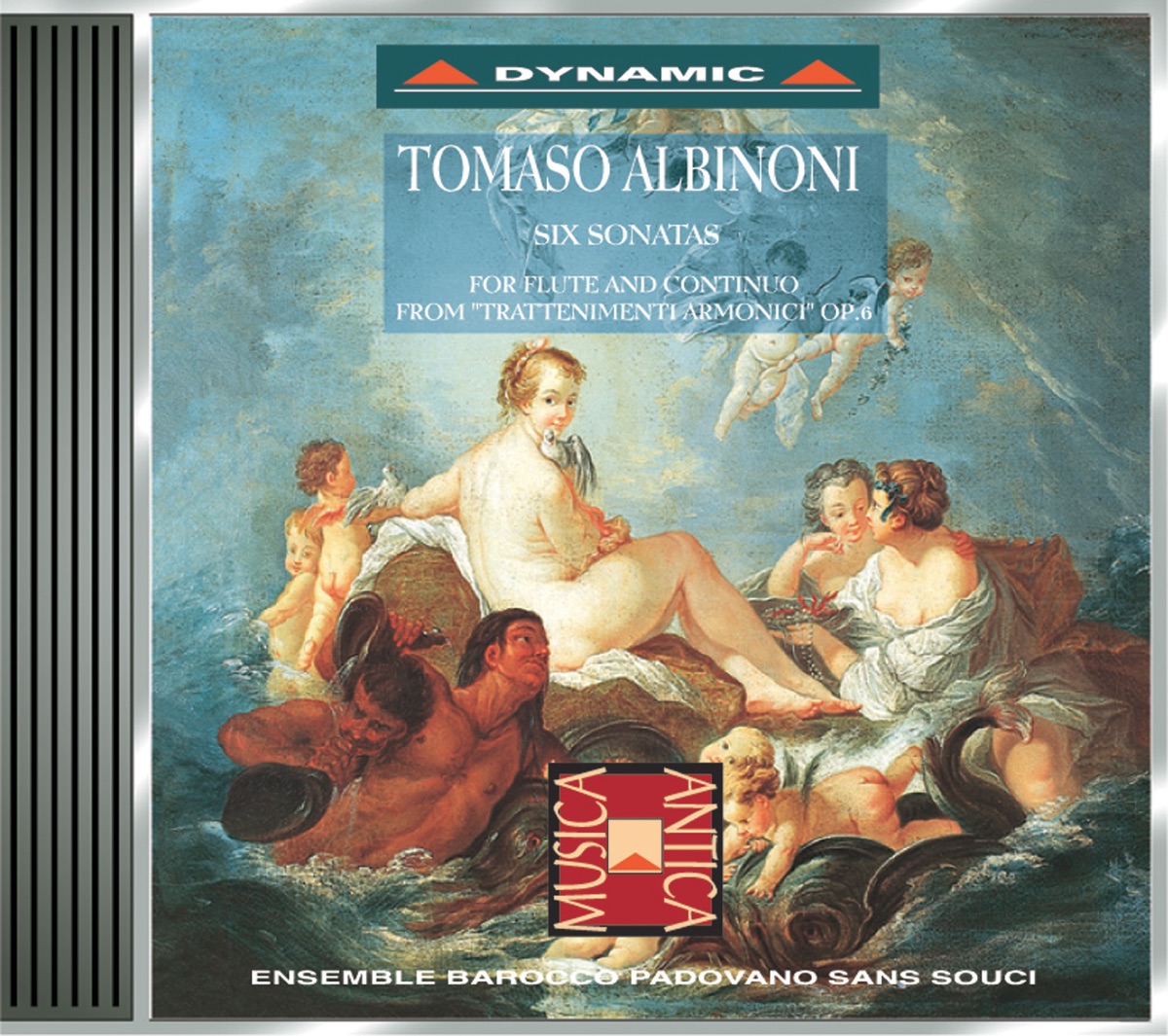 Albinoni: Flute Sonatas Nos. 1-6 by Ensemble Barocco Sans Souci album cover