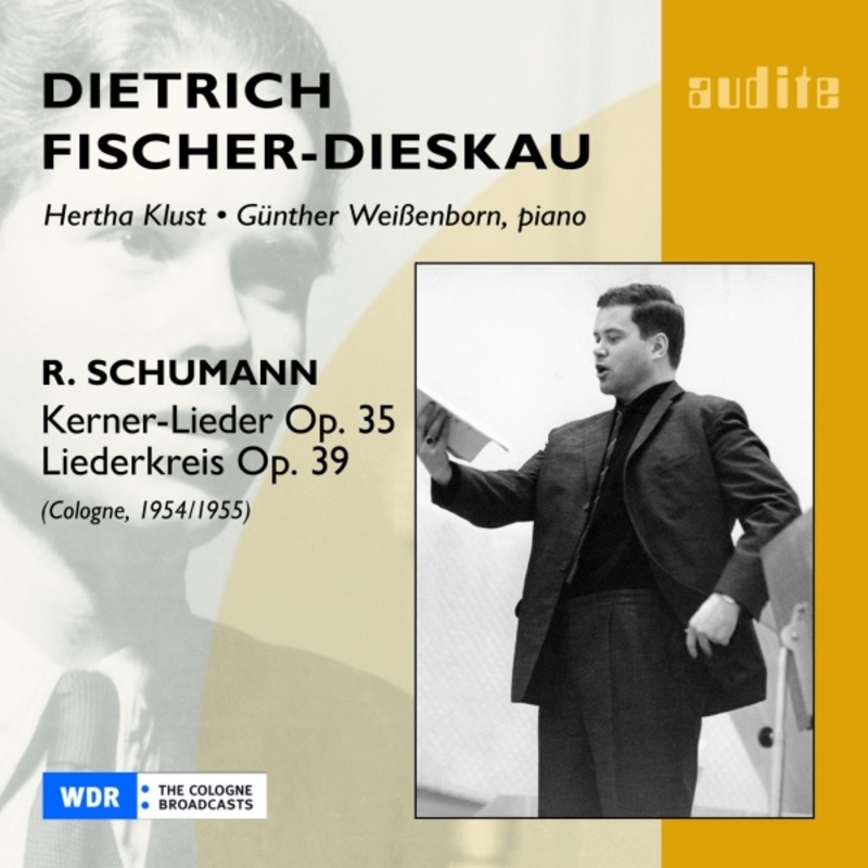 Schumann: Kerner Lieder Op. 35 & Liederkreis Op. 39 by Dietrich Fischer-Dieskau, Günther Weißenborn & Hertha Klust album cover
