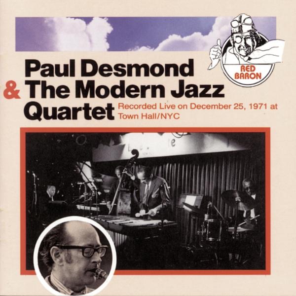 Paul Desmond & the Modern Jazz Quartet (Live) by Paul Desmond & The Modern Jazz Quartet album cover