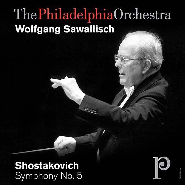 Shostakovich: Symphony No. 5 by The Philadelphia Orchestra & Wolfgang Sawallisch album cover