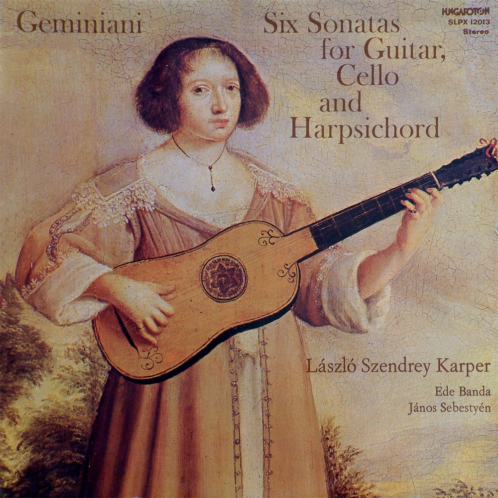 Six Sonatas for Guitar, Cello amd Harpsichord by Szendrey-Karper László, Ede Banda & János Sebestyén album cover