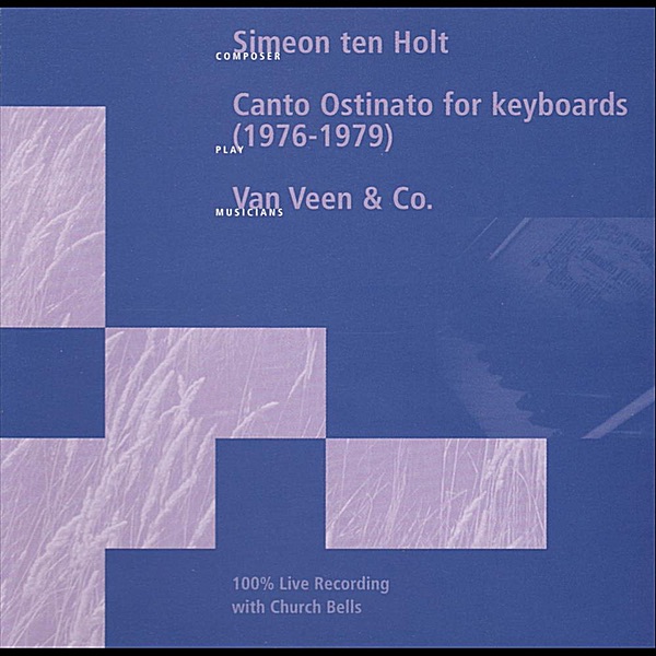 Canto Ostinato for two pianos and two marimbas by Sandra & Jeroen Van Veen album cover