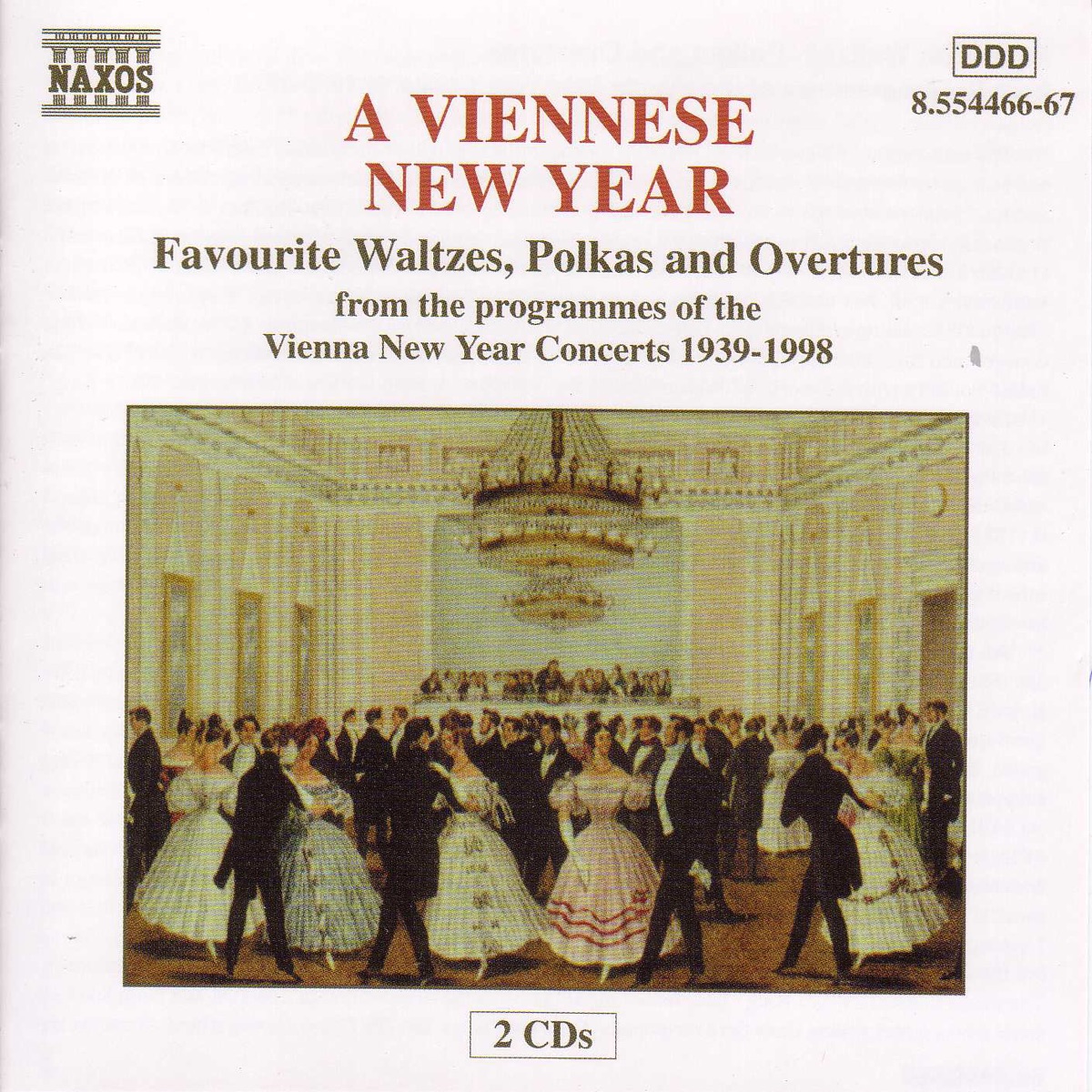 A Viennese New Year - Favorite Waltzes, Polkas and Overtures by Alfred Walter, Arthur Kulling, Austrian Radio Symphony Orchestra, Christian Pollack, Ernst Marzendorfer, Johannes Wildner, Karl Albert Geyer, Katowice Polish State Philharmonic Orchestra, Michael Dittrich, Ondrej Lenárd, Peter Guth, Slovak Radio Symphony Orchestra & Slovak State Philharmonic Orchestra album cover