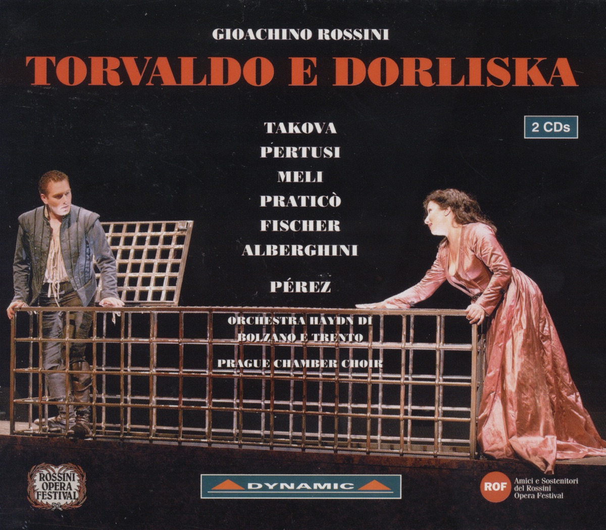 Rossini: Torvaldo e Dorliska by Bruno Praticò, Michele Pertusi, Prague Chamber Chorus, Víctor Pablo Pérez & Bolzano-Trento Haydn Orchestra album cover