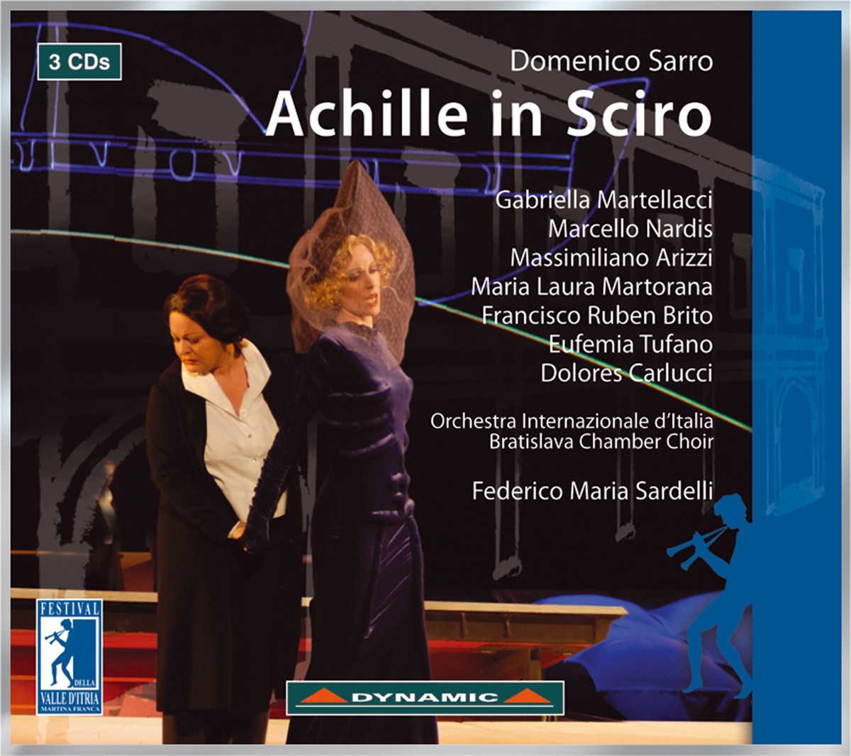Sarro: Achille In Sciro by Eufemia Tufano, Italian International Orchestra, Bratislava Chamber Choir & Federico Maria Sardelli album cover