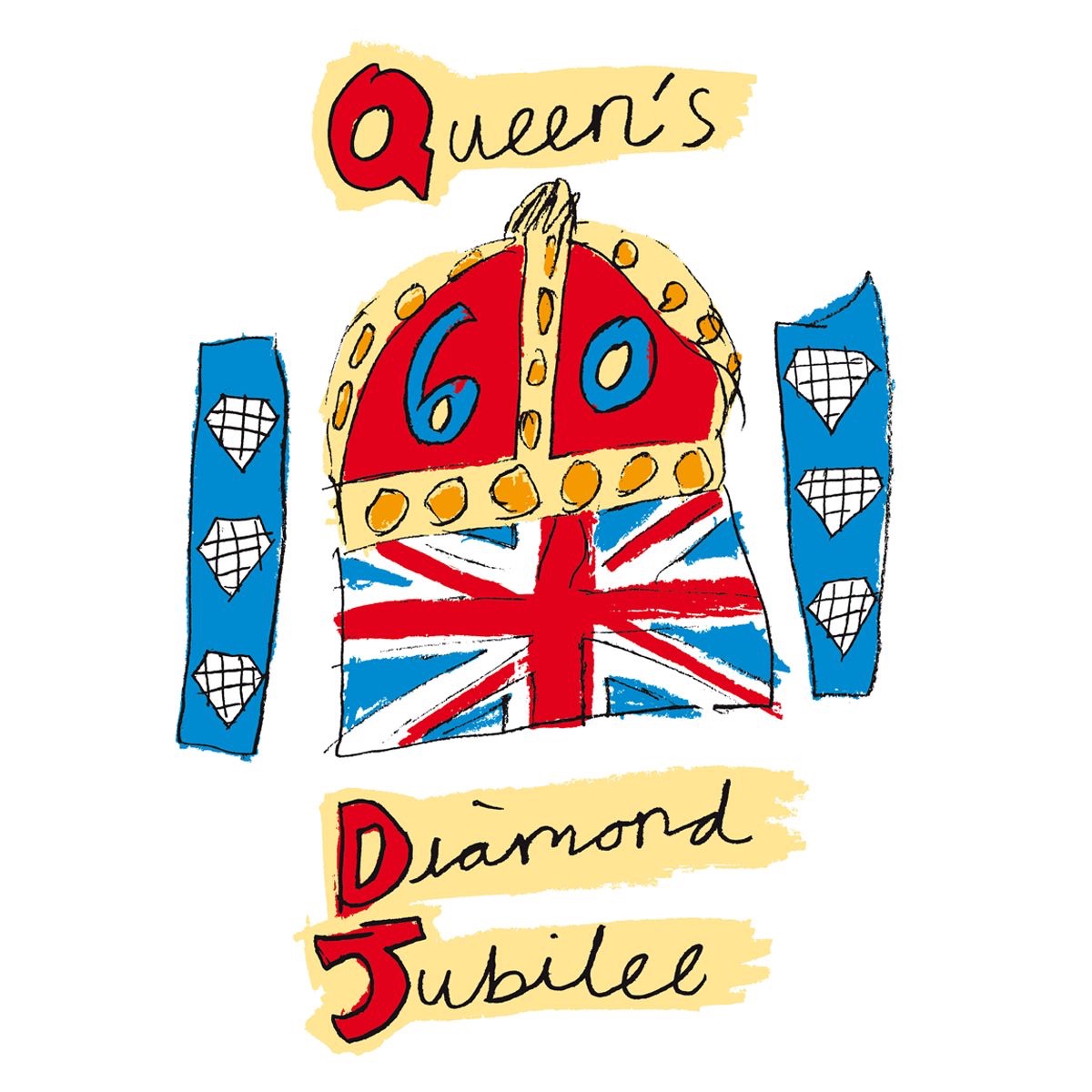 The Queen's Diamond Jubilee - A Commemorative Album by Sir Andrew Davis, BBC Symphony Orchestra, Choir of New College Oxford & Jean-François Paillard album cover