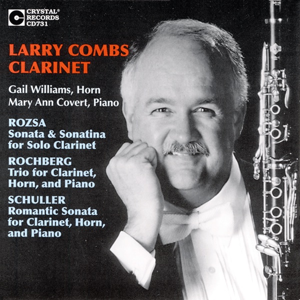 Larry Combs, Clarinet by Larry Combs, Gail Williams & Mary Ann Covert album cover