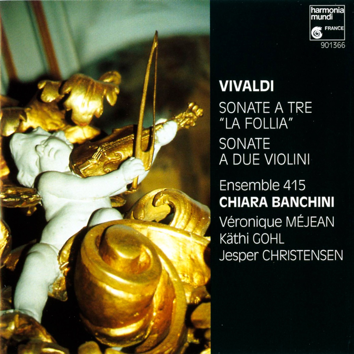 Vivaldi: "La Follia", Suonate a Tre, 4 Suonate a Due Violini by Chiara Banchini & Ensemble 415 album cover