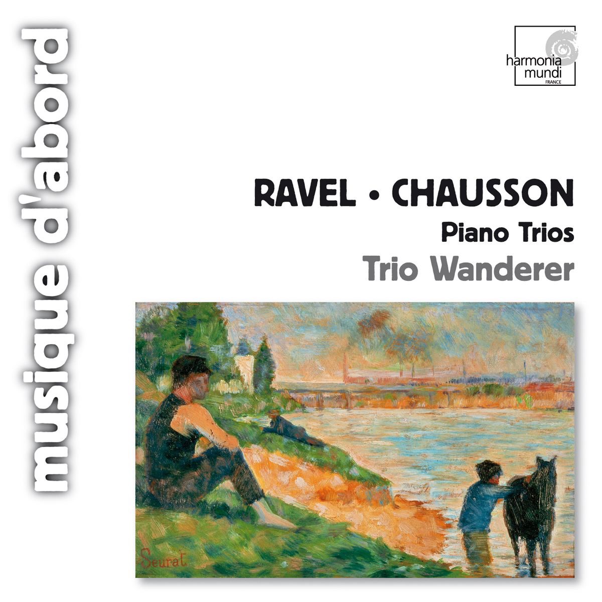 Ravel & Chausson: Piano Trios by Trio Wanderer album cover