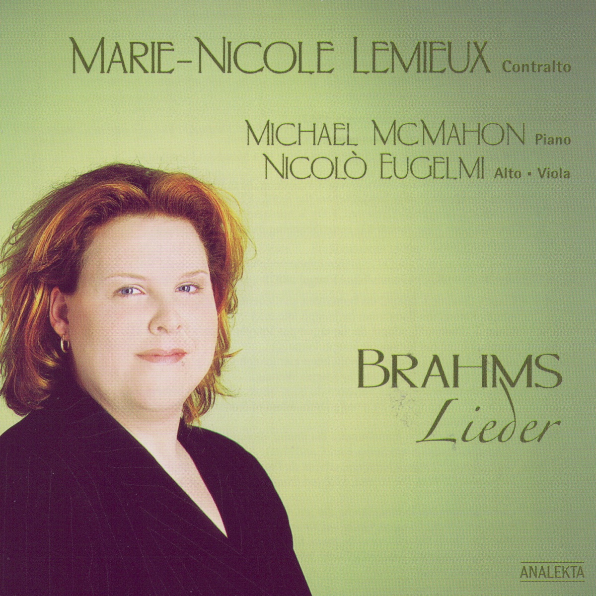 Brahms: Lieder by Marie-Nicole Lemieux & Michael McMahon album cover