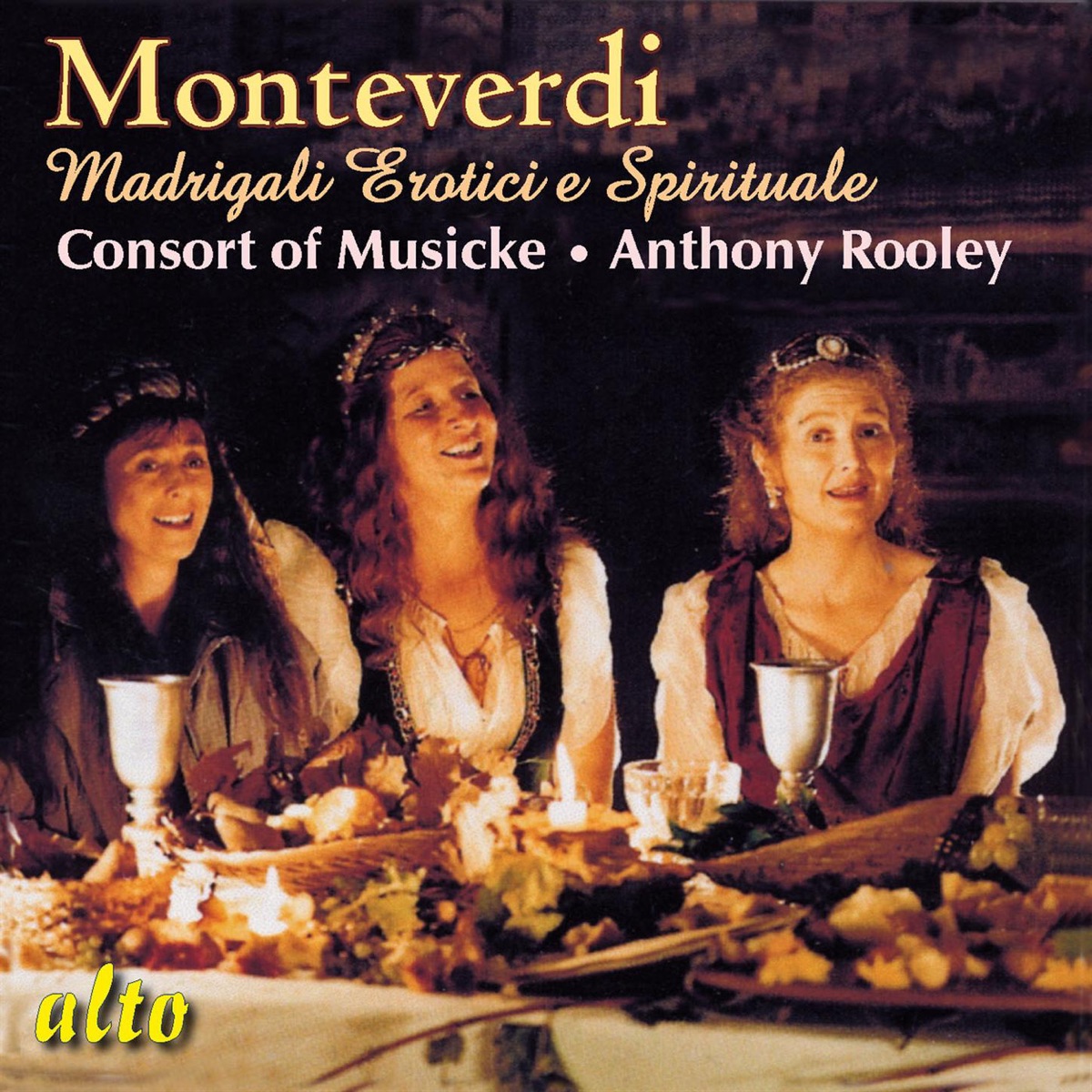 Monteverdi: Madrigali erotici e spirituale by Dame Emma Kirkby, Evelyn Tubb & Anthony Rooley album cover
