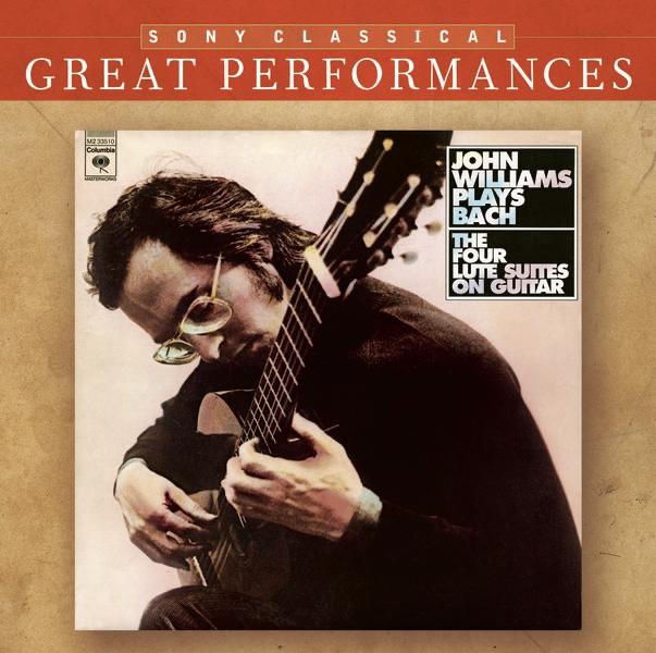 Bach: The Four Lute Suites by John Williams album cover