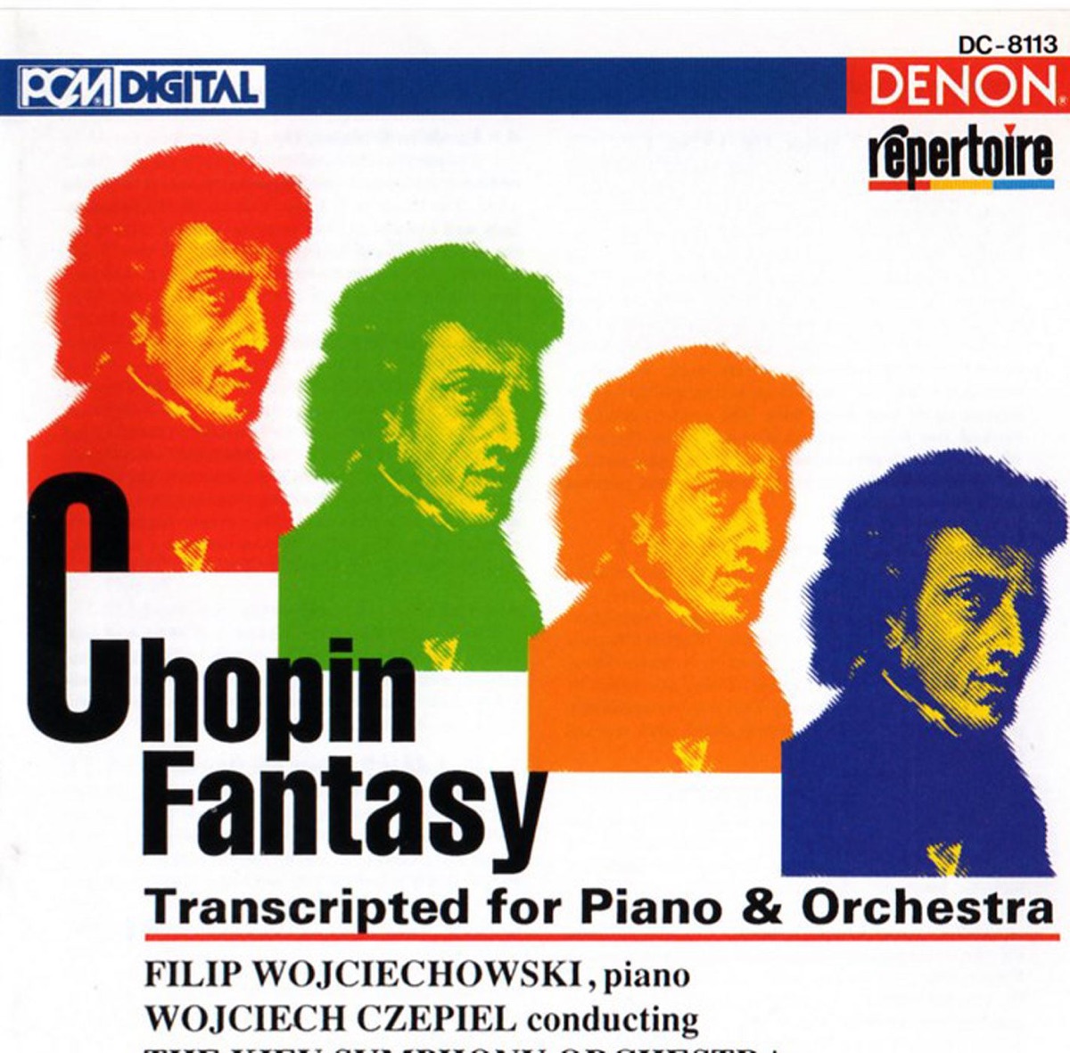Chopin: Fantasy - Transcripted for Piano & Orchestra by Wojciech Czepiel, The Kiev Symphony Orchestra & Filip Wojciechowski album cover