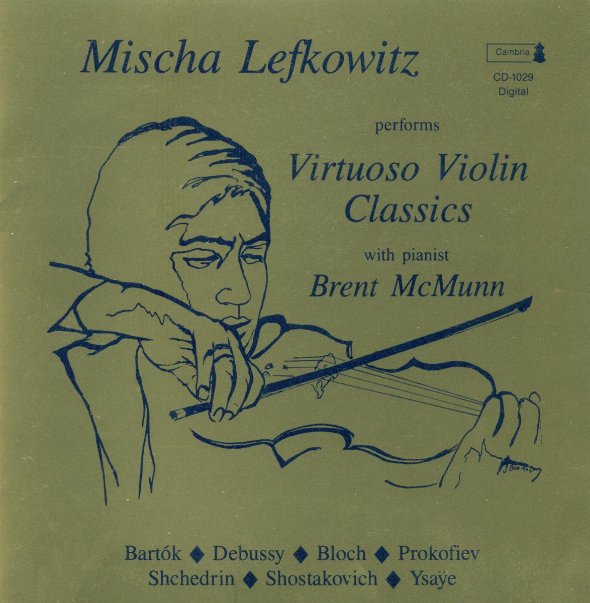 Virtuoso Violin Classics by Brent McMunn & Mischa Lefkowitz album cover