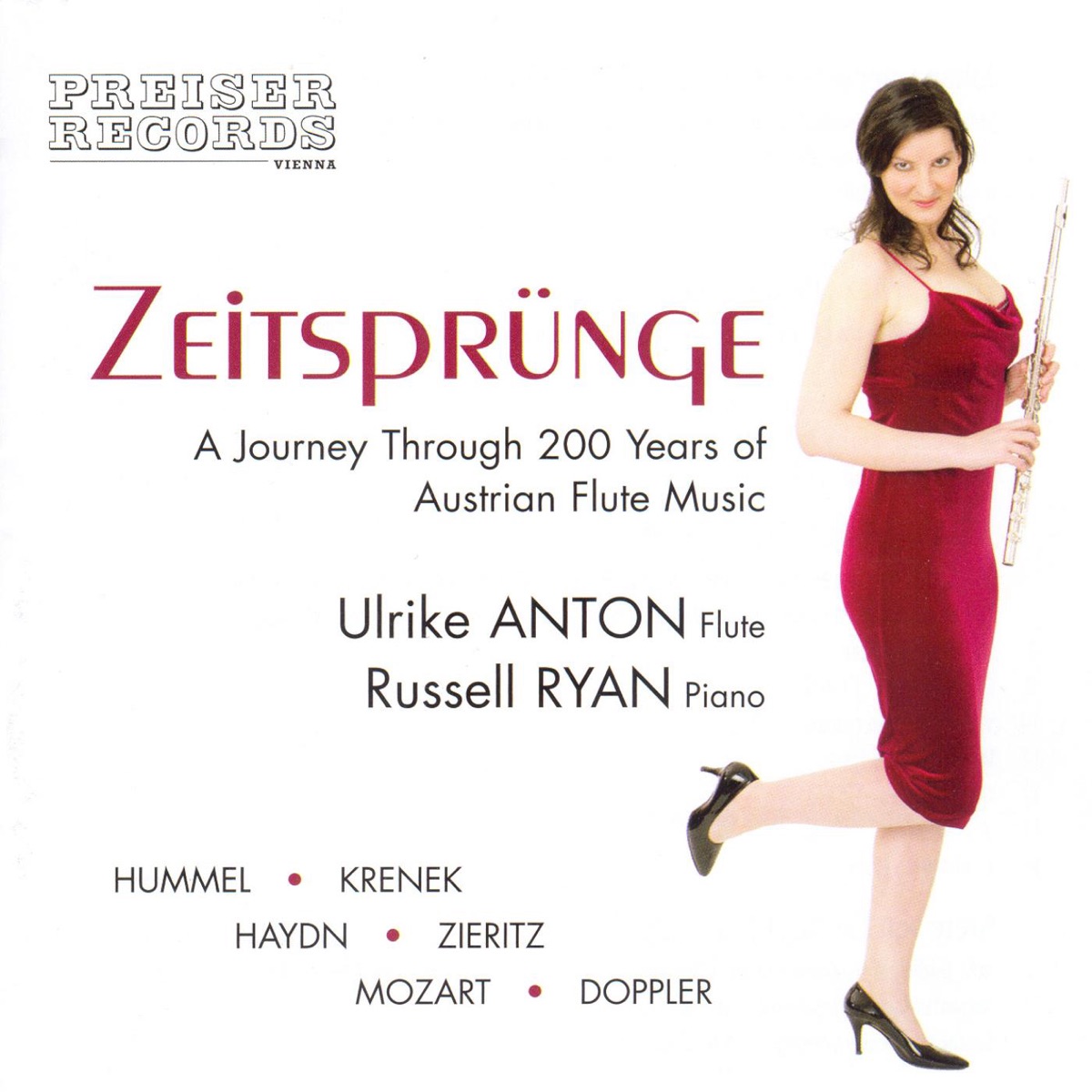 Zeitsprünge - A Journey Through 200 Years Of Austrian Flute Musi by Ulrike Anton album cover