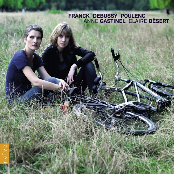 Franck, Debussy, Poulenc by Claire Désert album cover