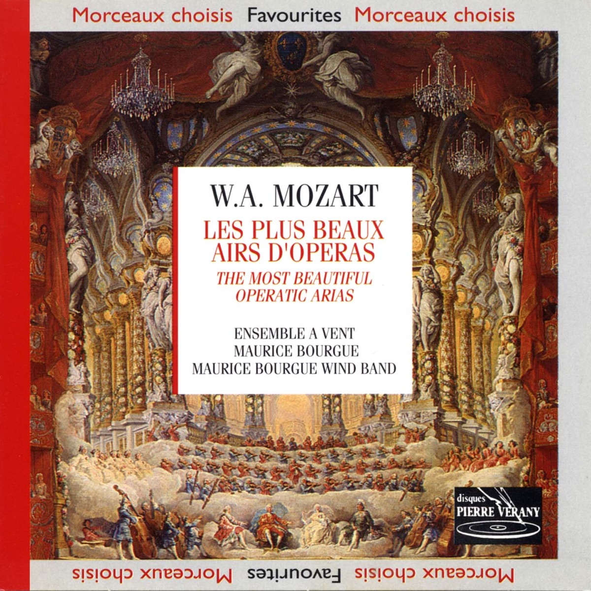 Mozart : Les plus beaux airs d'opéra by Ensemble à Vent Maurice Bourgue album cover