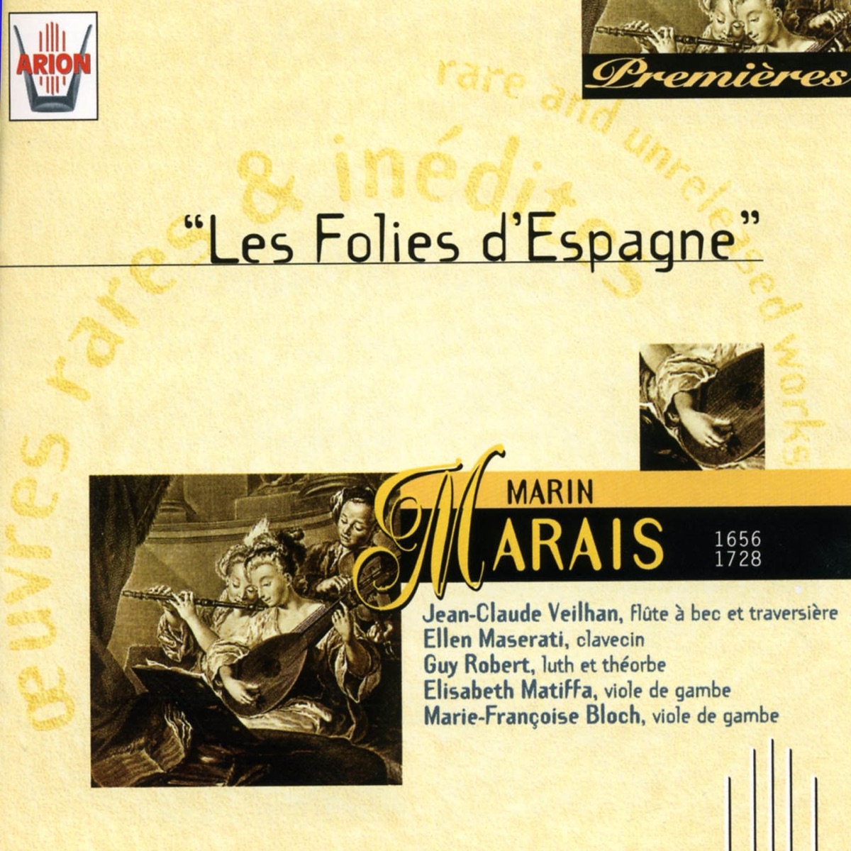 Marais : Les folies d'Espagne by Jean-Claude Veilhan, Elisabeth Maserat & Guy Robert album cover