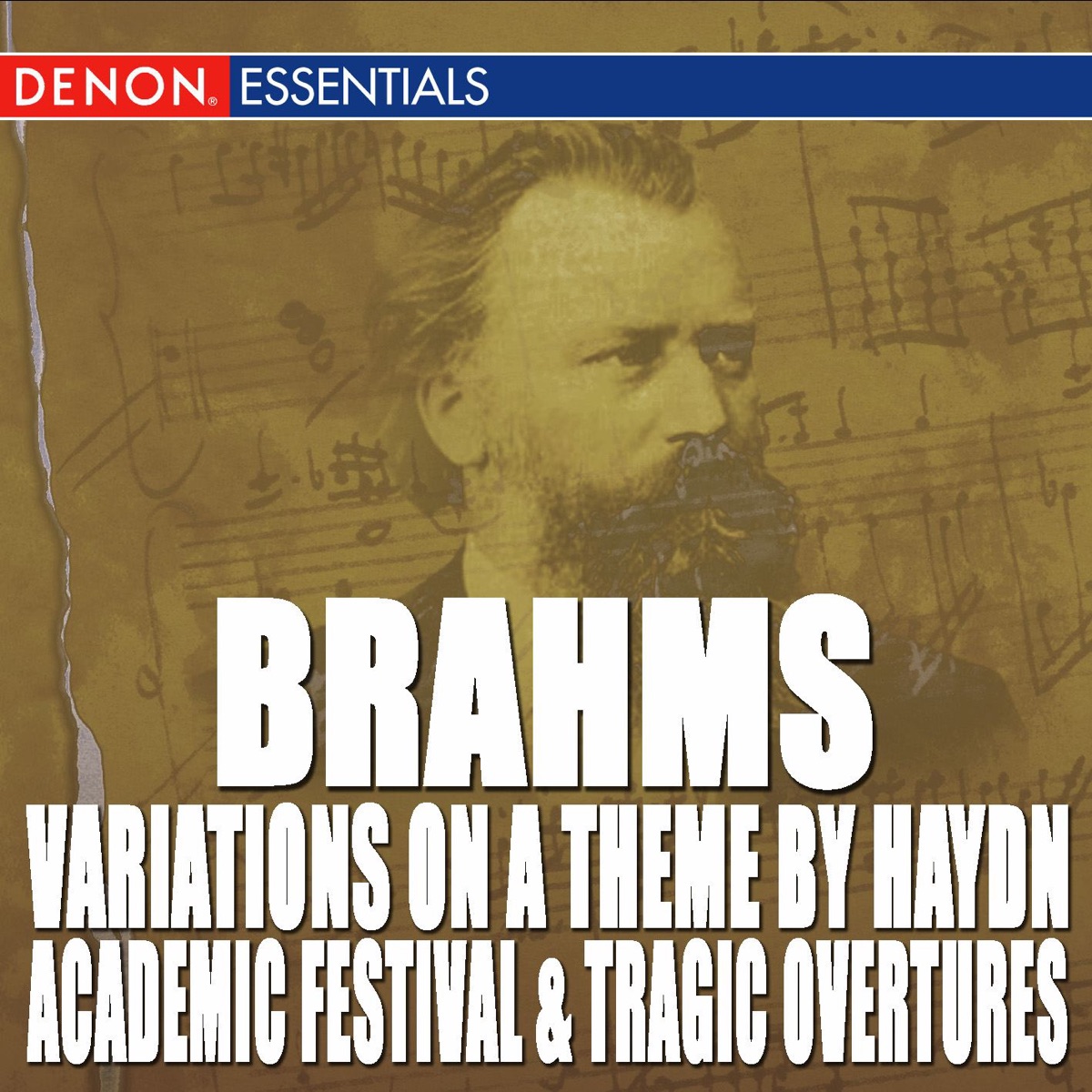 Brahms: Variations On a Theme By Haydn, Academic Festival Overture & Tragic Overture by Berlin Symphony Orchestra & Eduardo Marturet album cover