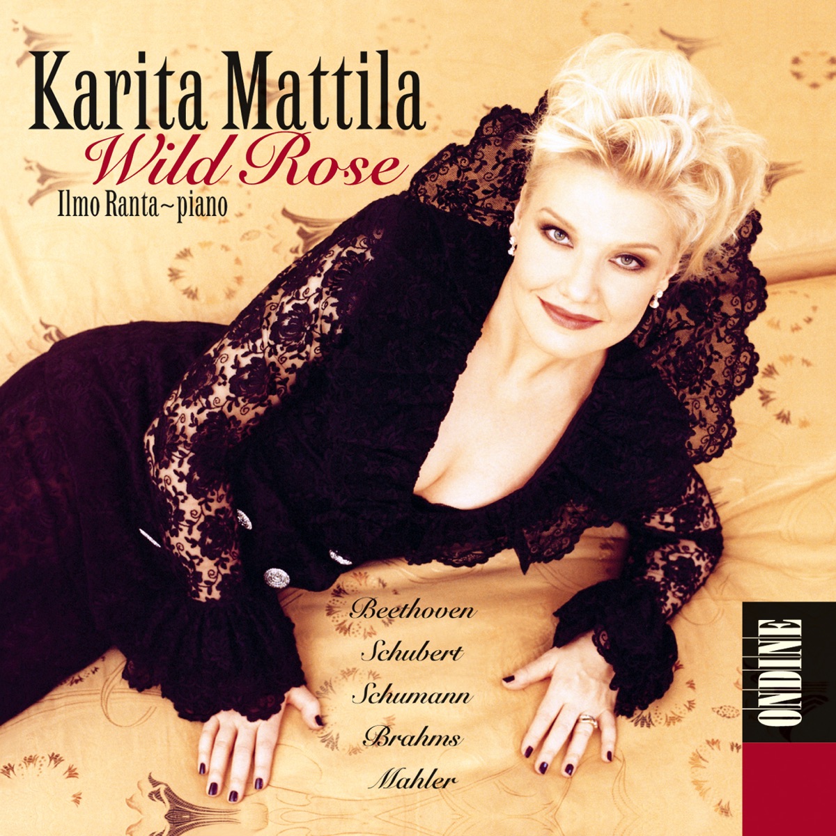 Wild Rose - Beethoven, Schubert, Schumann, Brahms & Mahler by Karita Mattila & Ilmo Ranta album cover