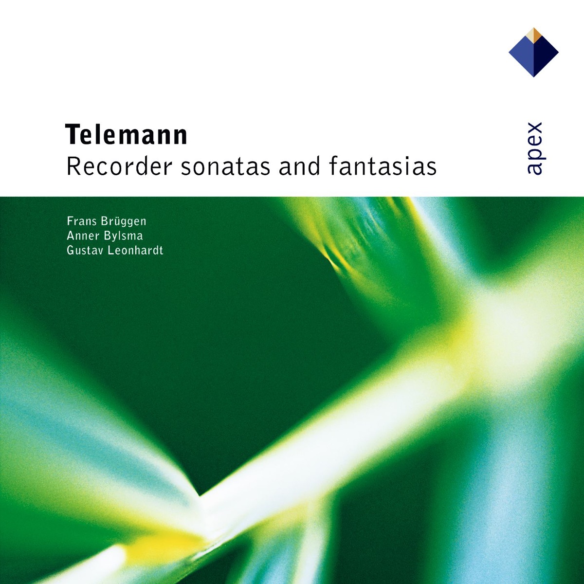 Telemann: Recorder Sonatas & Fantasias by Anner Bylsma, Frans Brüggen & Gustav Leonhardt album cover