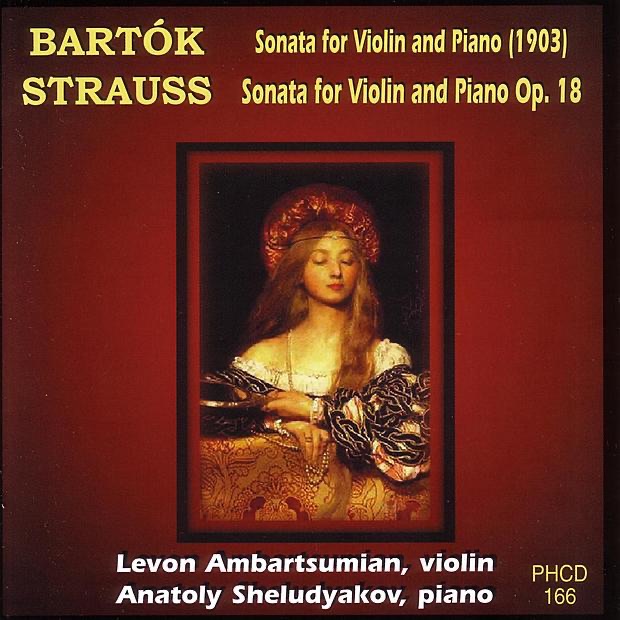 Bartók & Strauss: Violin Sonatas by Anatoly Sheleudyakov & Levon Ambartsumian album cover