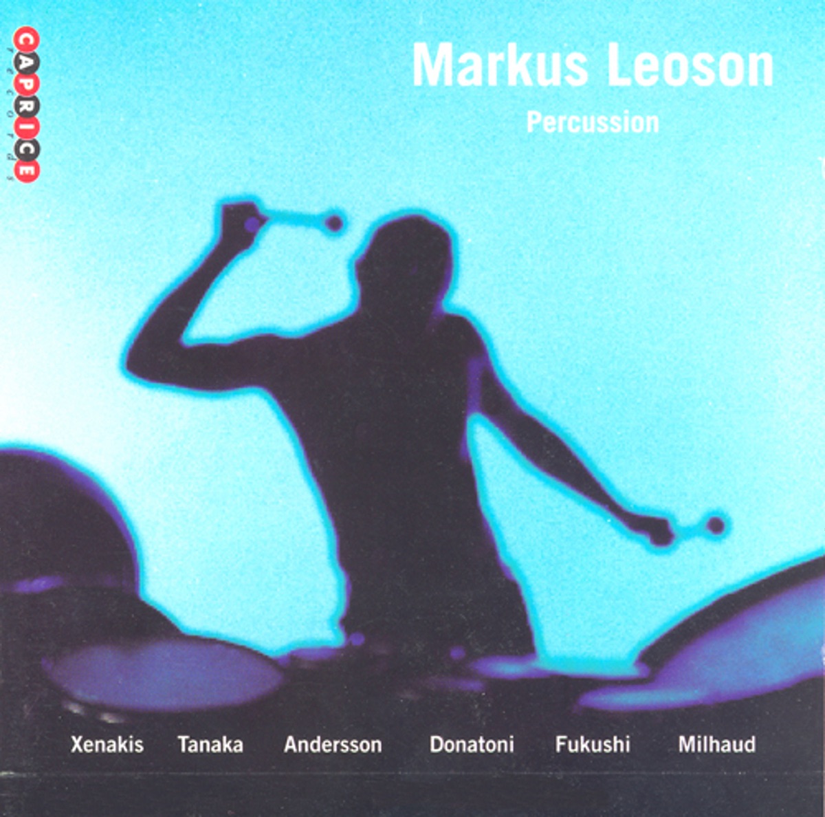 Xenakis: Rebonds - Tanaka: 2 Movements for Marimba - Donatoni: Omar - Fukushi: Ground I by Markus Leoson, B. Tommy Andersson, Sundsvall Chamber Orchestra, Royal Court Orchestra & Jin Wang album cover