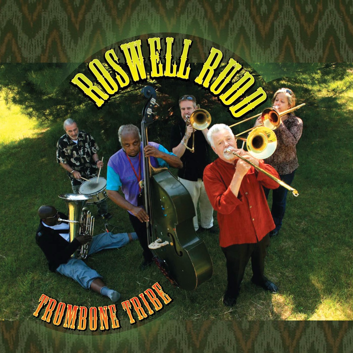 Trombone Tribe (feat. Steve Bernstein, Deborah Weisz, Steve Swell, Henry Grimes, Bob Stewart, Barry Altschul, Ray Anderson, Eddie Bert, Sam Burtis, Wycliffe Gordon, Josh Roseman & Brass Band of Benin) by Roswell Rudd album cover