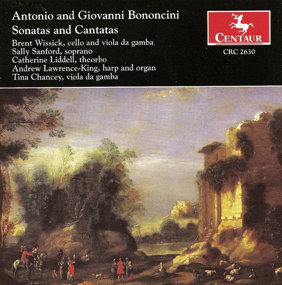 Bononcini, A.M.: Sonatas - Cantatas by Andrew Lawrence-King, Chanterelle Ensemble, Sally Sanford, Brent Wissick, Tina Chancey, Catherine Liddell & Studio violinist album cover