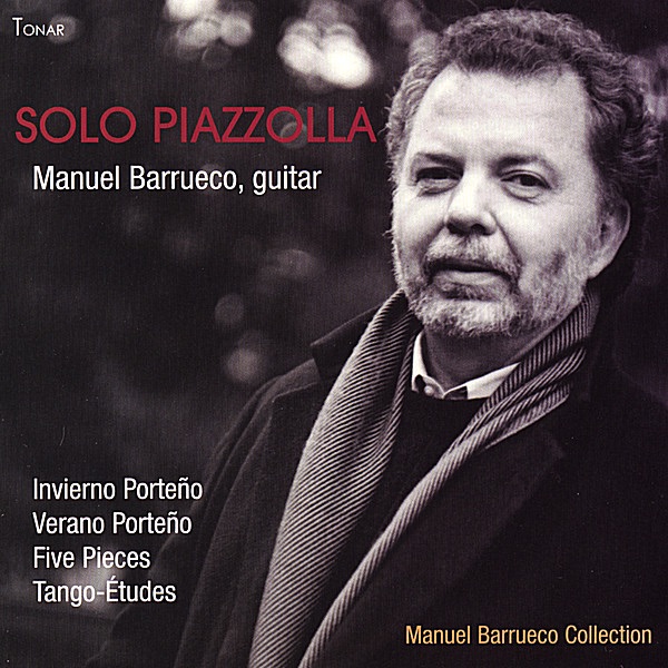 Solo Piazzolla by Manuel Barrueco album cover