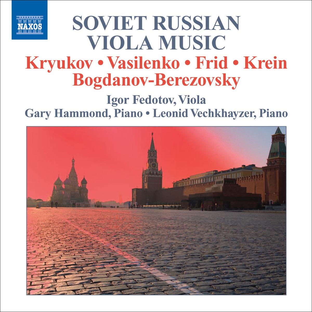 Soviet Russian Viola Music by Igor Fedotov, Leonid Vechkhayzer & Gary Hammond album cover