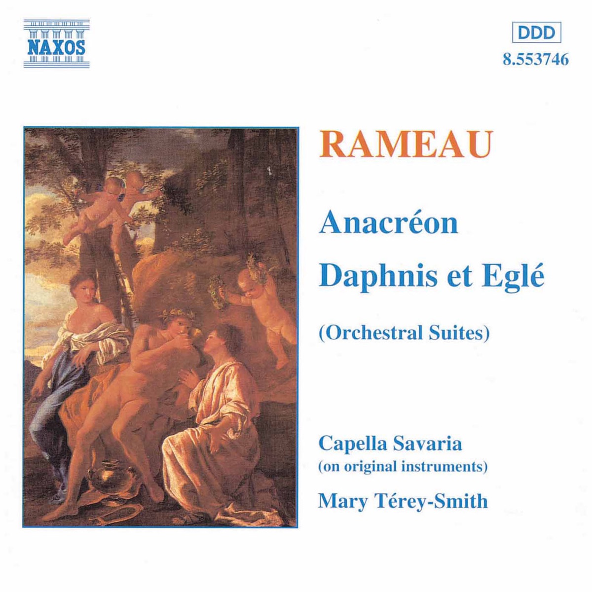 Rameau: Anacreon - Daphnis Et Egle by Capella Savaria album cover