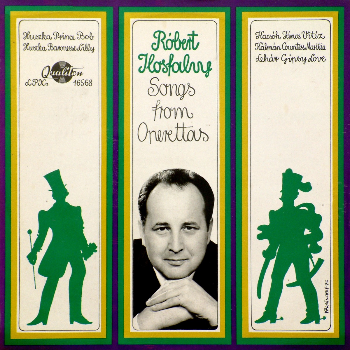 Operettrészletek - Songs from Operettas by Róbert Ilosfalvy, Hungarian Radio and Television Chorus and Orchestra & Hungarian State Opera House Orchestra album cover