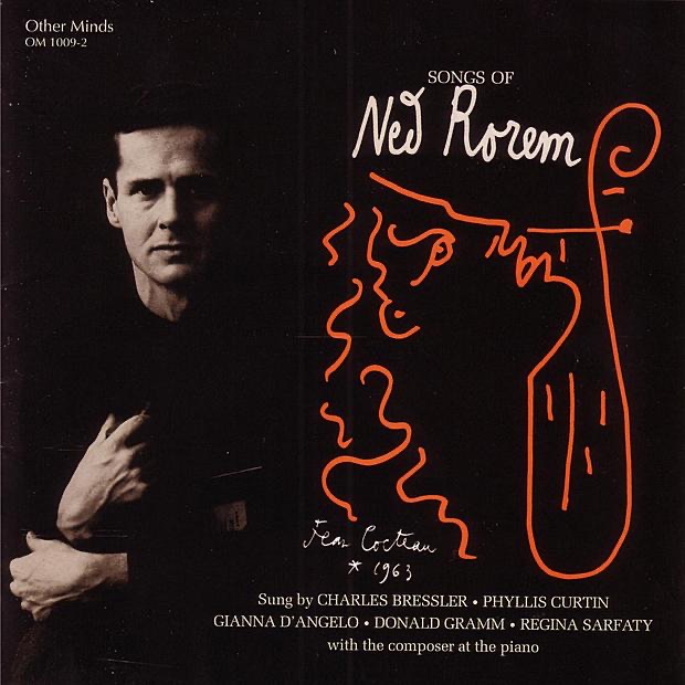 Rorem: Songs of Ned Rorem by Charles Bressler, Donald Gramm, Gianna D'Angelo, Ned Rorem, Phyllis Curtin & Regina Sarfaty album cover