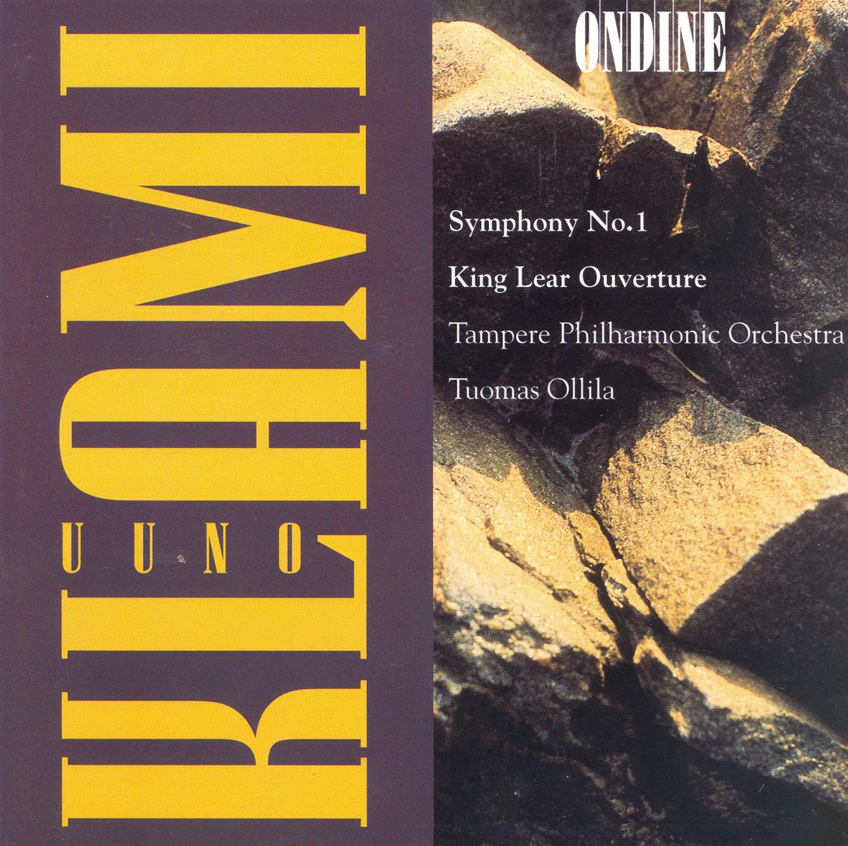 Klami: Symphony No. 1, King Lear by Tuomas Ollila-Hannikainen & Tampere Philharmonic Orchestra album cover